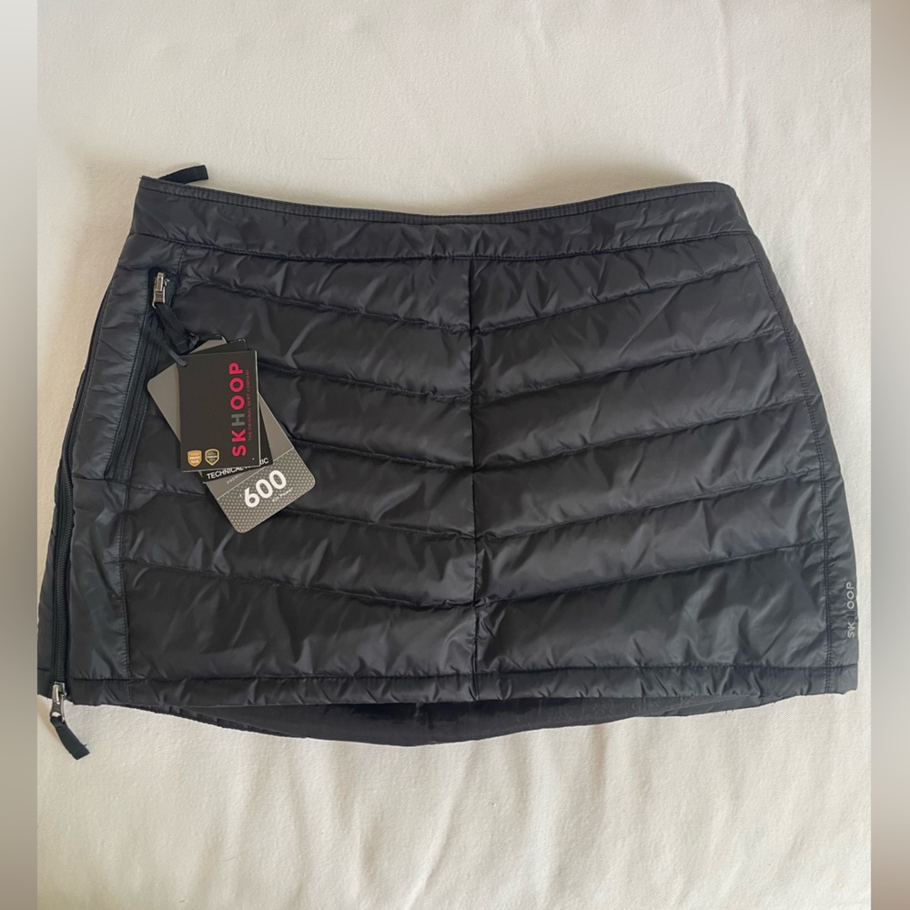 Skhoop Mini Down Skirt, Black